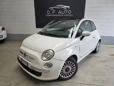 Occasion Fiat 500 Lounge 69 PK (50 kW) 2009 Wit Cabriolet
