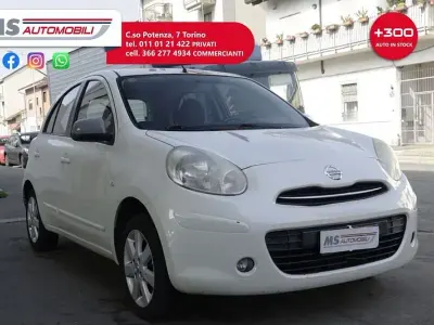 Usata Nissan Micra Acenta 80 CV (58 kW) 2011 Bianco Utilitaria