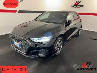 Usata Audi A3 Advanced 116 CV (85 kW) 2023 Nero Berlina