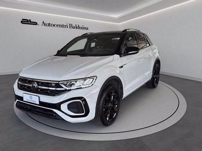 Usata VW T-Roc R-line 150 CV (110 kW) 2023 Bianco/tetto nero SUV