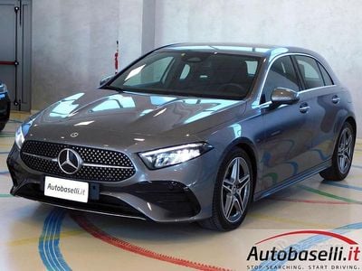 Usata Mercedes A180 AMG line 136 CV (100 kW) 2024 Grigio Berlina