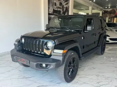 Usata Jeep Wrangler Unlimited Sahara 200 CV (147 kW) 2019 Nero SUV