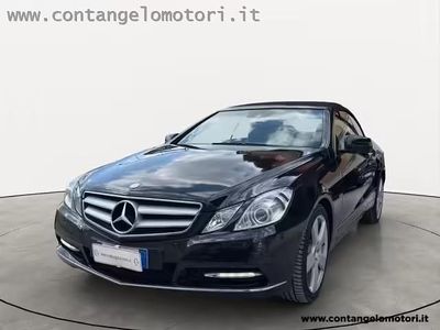 Usata Mercedes E350 265 CV (194 kW) 2012 Nero Cabrio