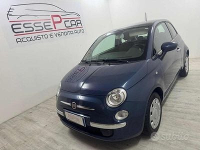 Usata Fiat 500 Lounge 69 CV (50 kW) 2013 Blu pastello Utilitaria