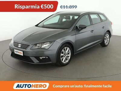 Usata Seat Leon Style 116 CV (85 kW) 2017 Grigio Station wagon