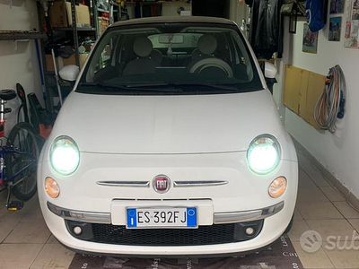 Usata Fiat 500C 2013 Bianco Cabrio
