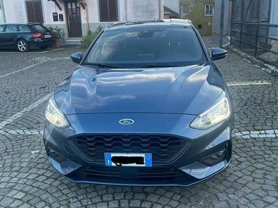 Usata Ford Focus ST-Line 125 CV (91 kW) 2022 Blu/azzurro Berlina