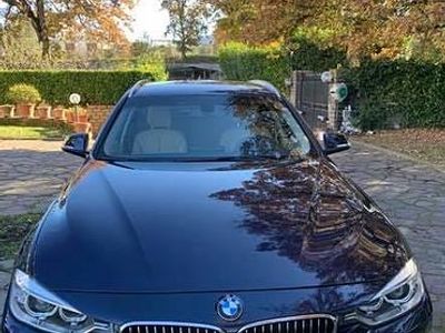 Usata BMW 320 Luxury Line 184 CV (135 kW) 2014 Blu/azzurro Station wagon
