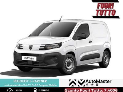 Nuova Peugeot E-Partner 61 kW (84 CV) 2025 Bianco Monovolume