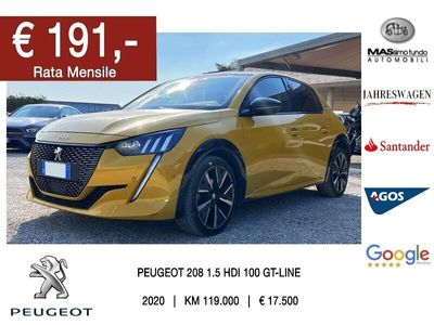 usata Peugeot 208 BlueHDi 100 S&S 5p. GT Line