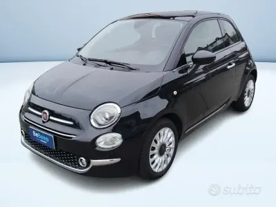 Usata Fiat 500 Lounge 69 CV (50 kW) 2015 Nero Berlina