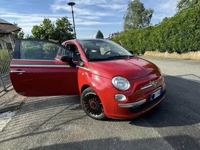 Usata Fiat 500 69 CV (50 kW) 2009 Rosso Cabrio