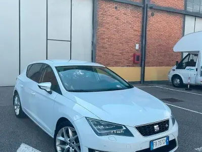 Usata Seat Leon FR 184 CV (135 kW) 2015 Bianco Berlina
