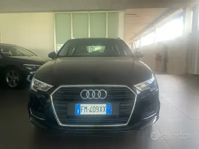 Usata Audi A3 116 CV (85 kW) 2018 Nero Berlina