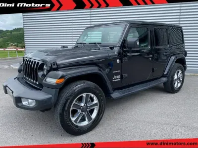 Usata Jeep Wrangler Unlimited Sahara 200 CV (147 kW) 2020 Nero SUV