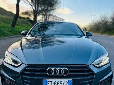 Usata Audi A5 Black Edition 190 CV (139 kW) 2019 Grigio Coupé