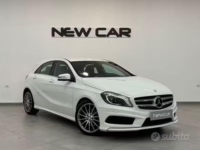 Usata Mercedes A180 Premium 109 CV (80 kW) 2015 Bianco Berlina