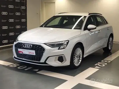 Usata Audi A3 Advanced 116 CV (85 kW) 2024 Bianco Berlina