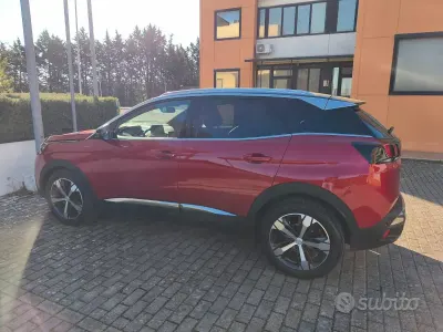 Usata Peugeot 3008 GT-line 120 CV (88 kW) 2018 Rosso SUV