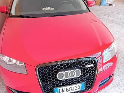 Usata Audi A3 S-Line 140 CV (102 kW) 2009 Rosso Utilitaria