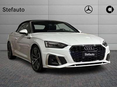 Usata Audi A5 Cabriolet S-Line 190 CV (139 kW) 2020 Bianco Cabrio