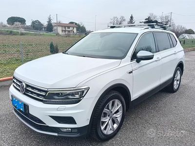 Usata VW Tiguan Allspace 150 CV (110 kW) 2018 Bianco SUV