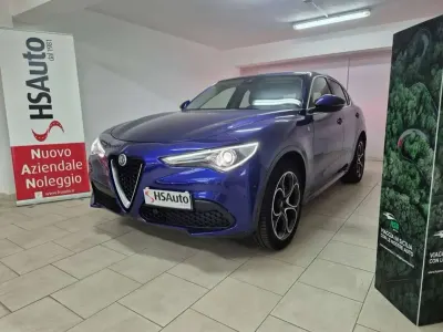 Usata Alfa Romeo Stelvio Ti 209 CV (153 kW) 2021 Modra' anodizzato SUV