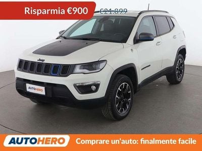 Usata Jeep Compass Trailhawk 179 CV (131 kW) 2021 Bianco SUV