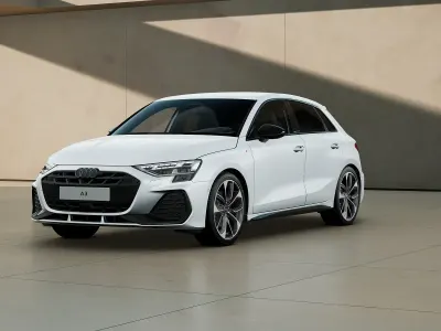 Nuova Audi A3 S-Line 150 CV (110 kW) 2026 Bianco ghiacciaio metallizzato Berlina