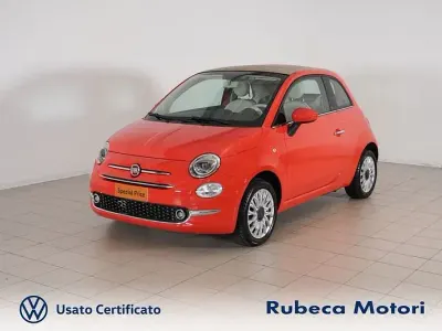 Usata Fiat 500C Lounge 69 CV (50 kW) 2017 Rosso Cabrio