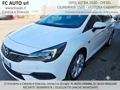 Usata Opel Astra GS Line 122 CV (89 kW) 2020 Bianco Berlina