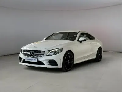 Usata Mercedes C220 Premium Plus 194 CV (142 kW) 2019 Bianco Coupé