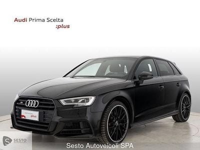 Usata Audi S3 Sport 300 CV (220 kW) 2020 Nero mythos metallizzato Berlina