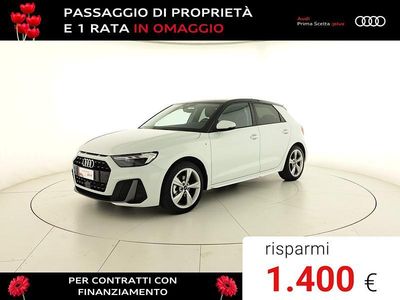Usata Audi A1 Sportback S-Line 150 CV (110 kW) 2025 Bianco ghiacciaio metallizzato nero mito metallizzato Utilitaria