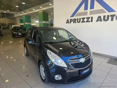 Usata Chevrolet Spark LS 68 CV (50 kW) 2011 Nero Utilitaria