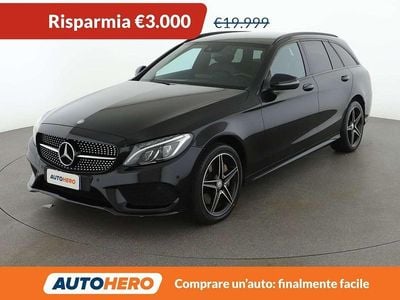 Usata Mercedes C250 Premium 205 CV (150 kW) 2016 Nero Station wagon