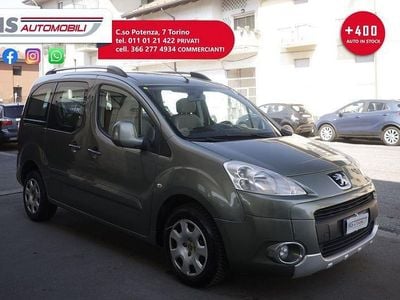 Usata Peugeot Partner Tepee Premium 90 CV (66 kW) 2011 Verde Monovolume