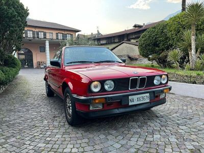 usata BMW 320 Cabriolet E30 i 85.000km 1988 rosso