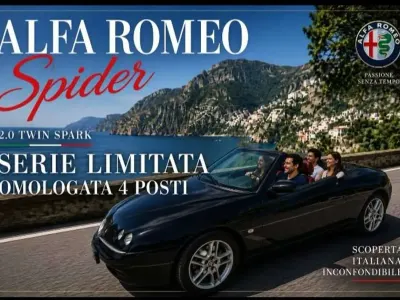 Usata Alfa Romeo Spider 155 CV (114 kW) 1998 Nero Cabrio