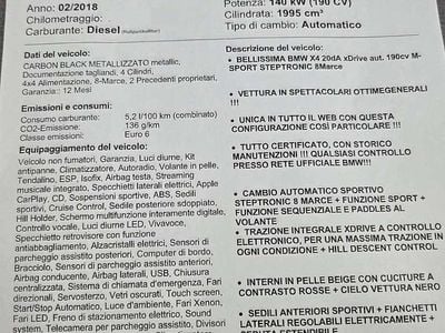 Usata BMW X4 M Sport 258 CV (189 kW) 2018 SUV