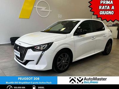 Usata Peugeot 208 Active 101 CV (74 kW) 2022 Bianco Utilitaria