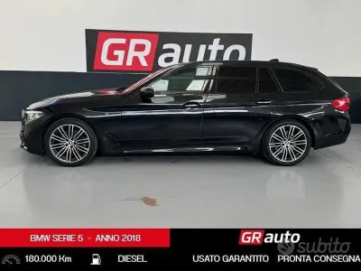 Usata BMW 520 M Sport 190 CV (139 kW) 2018 Nero Station wagon