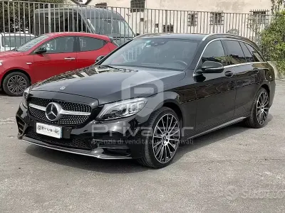 Usata Mercedes C220 Premium 194 CV (142 kW) 2021 Nero Station wagon