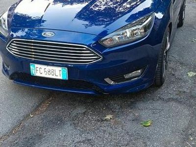 Usata Ford Focus 120 CV (88 kW) 2016 Blu Station wagon