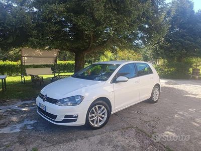 Usata VW Golf VII Trendline 110 CV (80 kW) 2014 Bianco Berlina