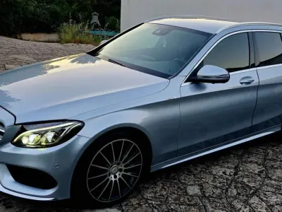 Usata Mercedes C220 Premium 170 CV (125 kW) 2015 Argento Station wagon