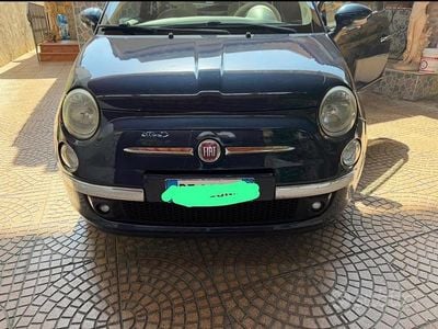Usata Fiat 500 Lounge 69 CV (50 kW) 2008 Blu Utilitaria