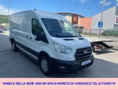 Usata Ford Transit Trend 131 CV (96 kW) 2021 Frozen white Furgone