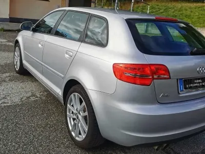 Usata Audi A3 Attraction 125 CV (91 kW) 2009 Grigio Utilitaria