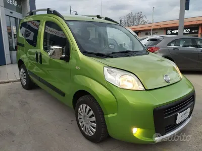 Käytetty Fiat Qubo Dynamic 75 HP (55 kW) 2010 Vihreä Tila-auto